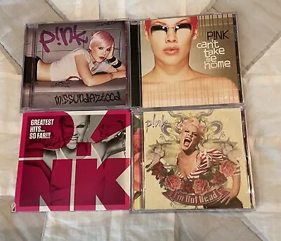 4 PINK Music CD’s Misunderstood Greatest Hits Can’t Take Me Home I’m Not Dead • $29.99