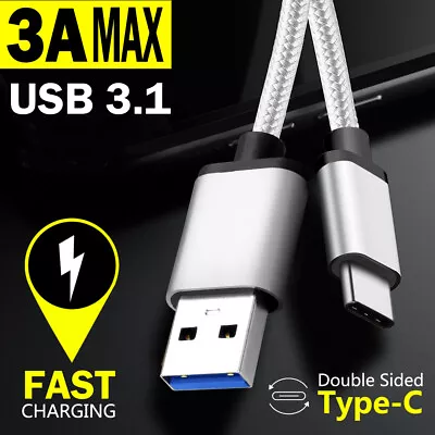 $7.99 • Buy USB-C Data FAST CHARGING Charge Cable For Samsung S22 S21 S20 Ultra S10 S9 S8 5G