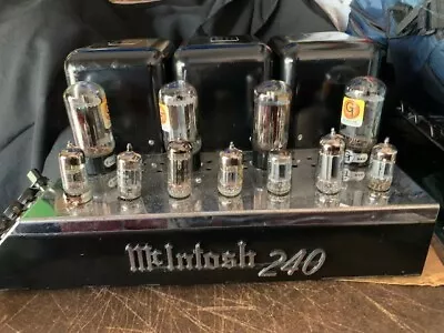 McIntosh MC 240 Stereo Tube Power Amplifier Fully Services / Recapped / Retubed  • $4485