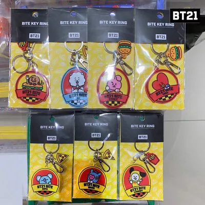 BTS BT21 Official Authentic Goods Key Ring BITE Ver With Tracking Number • $28.59