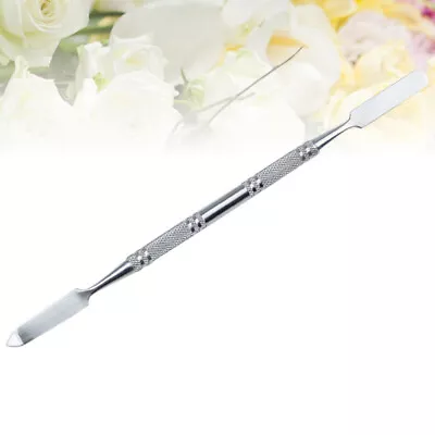 Makeup Foundation Palette Stainless Steel Mixing Tool Double Head Silver • £4.45