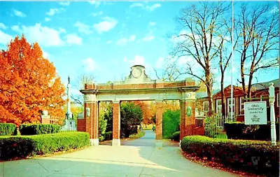 Ohio University Front Gate Athens Ohio Postcard A59 • $7.99