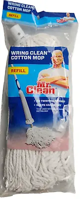 Mr. Clean Wring Clean Cotton Mop Head Refill # 446999 For Mop #446998 NEW!! • $12.95
