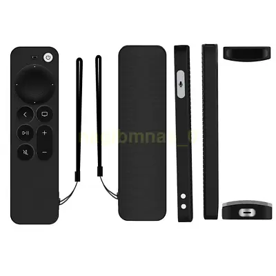$18.46 • Buy Silicone Protective Sleeve Cover Stripe Case For Apple TV 4K Siri Remote 2021