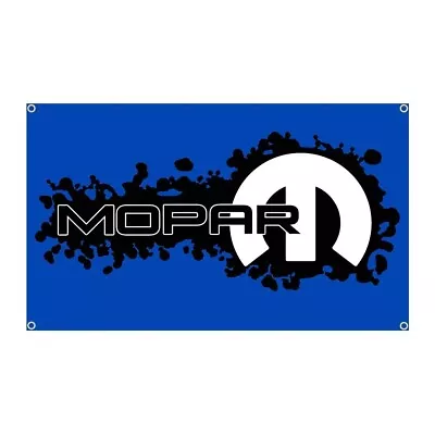 Mopar Flag Banner 3ft X 5ft Dodge Jeep Ram • $13.89