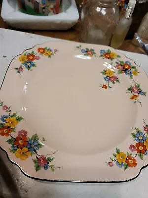 Vintage Limoges Peach Blo Pink Dinner Plate • $26