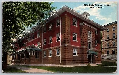 Athens OH~Ohio University College Campus~Boyd Hall~Ramp On Bldg Behind 1915 • $9