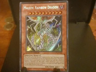 Yu-Gi-Oh! Malefic Rainbow Dragon YMP1-EN005 Limited Secret Rare  • $6