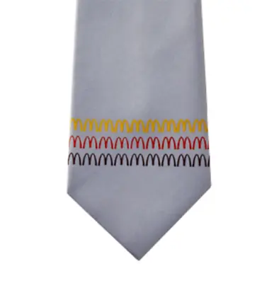 McDonald’s Retro 70s Golden Arches Bag Pattern Men's Tie - NEW • $35