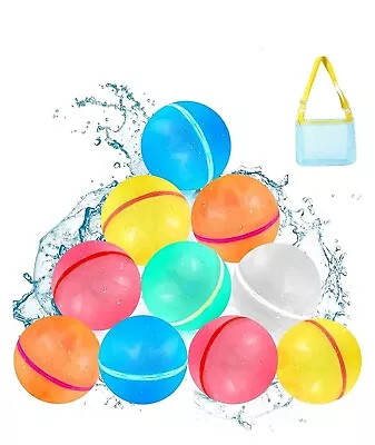 12x Refillable Reusable Magnetic Water Balloons Outdoor Toys Kids Self Sealing  • $19.99