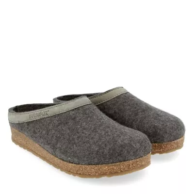 Haflinger Torben Anthracite Felt Slippers Men/women • £104.26