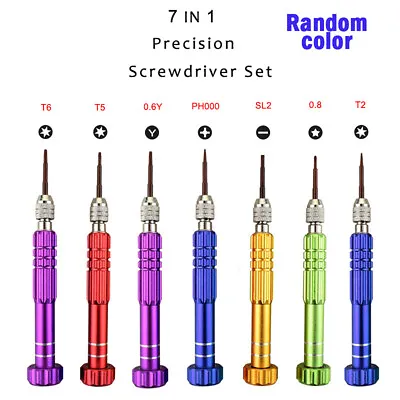 7 In 1 Magnetic Repair Tool Precision Computer Phone Watch Screwdriver Kit Tool • £4.88