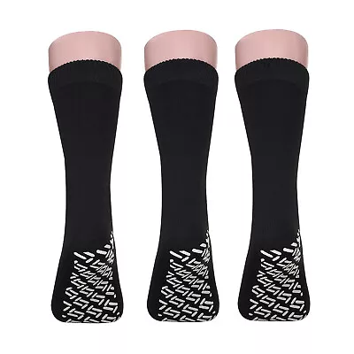 3 Pairs Non Skid Hospital Yoga Pilates Grip Slipper Socks Men's Or Women XXL • $15.95