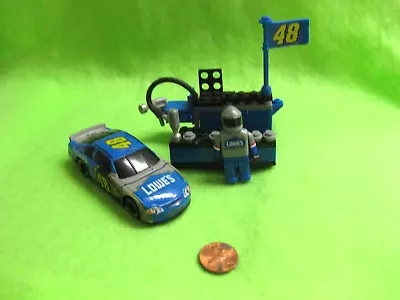 Nascar Jimmie Johnson 48 Mega Bloks 9973 Building Set Figure Car Not Complete • $6.99