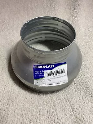 Europlast Metal System Galvanized Steel RCL200-125 Intake Reducer 8” To 5” • $32.99