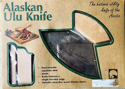 Vintage Alaska Ulu Knife Ulu Factory Alaskan Stainless Steel Blade New In Box • $24