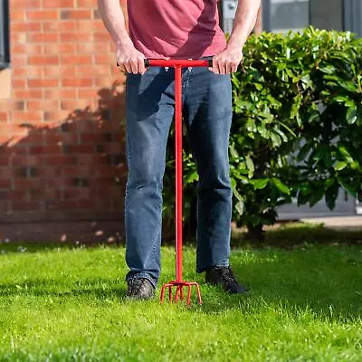 32  Garden Hand Cultivator Tiller Long Handled Manual Tool Weeding Digging UK • £14.99