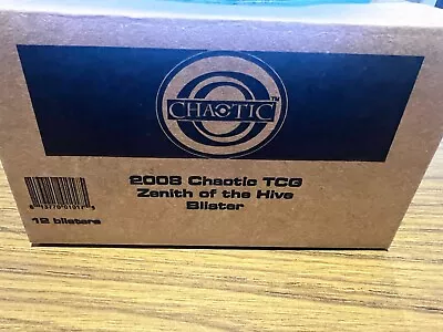 Chaotic TCG Zenith Of The Hive Blister Box 1st Edition Factory Sealed 12 Packs • $149