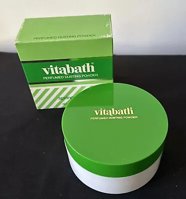 VITABATH Perfumed Dusting Powder SPRING GREEN 4 OZ (Read) • $89