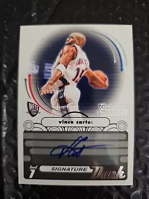 VINCE CARTER 59/75 2006-07 Topps Trademark Moves Signature Dunk HOF Auto SP  • $125