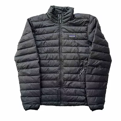 Patagonia Down Sweater Jacket Black Puffer Men's Small 84674 • $99.99