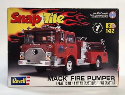 2012 Revell Snap Tite Mack Fire Pumper Fire Engine 1:32 Scale Model Kit • $24.99