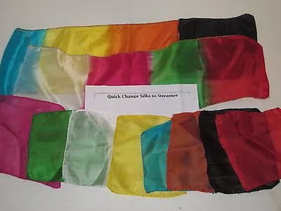 Quick Change Silks To Streamer Magic Trick - Colorful Stage Or Birthday Parties • $20