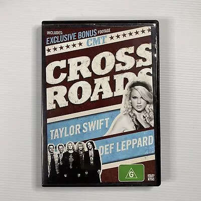 Taylor Swift Cross Roads Def Leppard CMT DVD R1 NTSC VGC Free Postage • $14.99