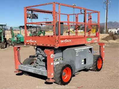 2015 Skyjack SJ 6826RT 26' 4WD Rough Terrain Scissor Lift Aerial Manlift Bidadoo • $3050