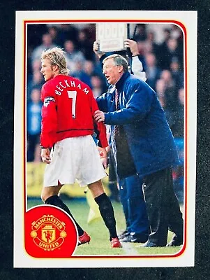 2011-12 Panini Manchester United # M Sir Alex Ferguson - David Beckham Sticker • $0.99