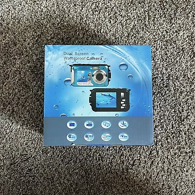 Camera Digital Underwater New Blue Compact Coolpix Selfie Dual Screen • $29.97
