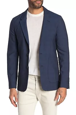 NWT Burberry Serpentine Men’s Wool Sport Coat Bright Navy Size EUR 48R • $714.84