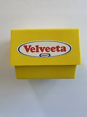 Vintage Kraft Velveeta Cheese Container With Recipes • $12