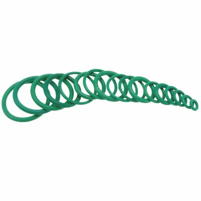 10x Green Viton FKM Fluorine Rubber O-Ring Oil Sealing Gasket C/S 1mm OD 4-30mm • $5.16