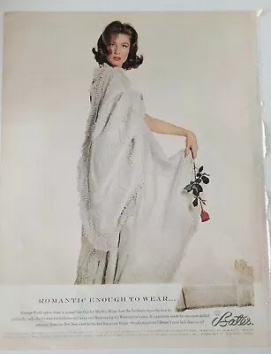 1962 Martha Bates George Washington Bedspread Romantic Enough To Wear Ad • $9.99