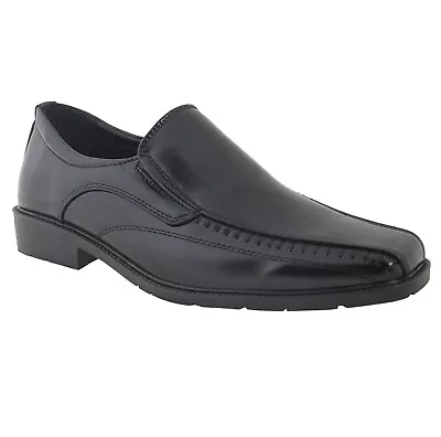 MENS SMART CASUAL Slip On WORK WEDDING ITALIAN FORMAL OFFICE DRESS WORK SHOES  • £12.95