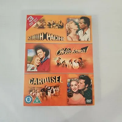 South Pacific / Oklahoma / Carousel (DVD 2005 3-Disc Set Box Set) New Sealed • £5.49
