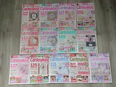 13x Cardmaking & Papercraft Magazine Bundle (2015) • £5