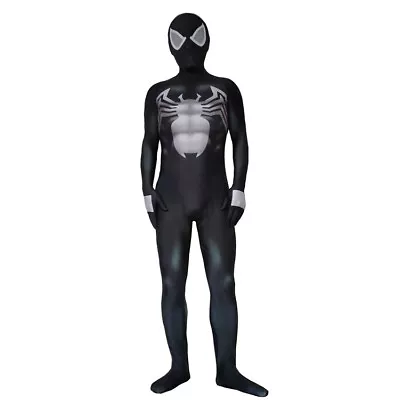 Cosplay Venom 2 Let There Be Carnage Jumpsuits Superhero Adult Kids Bodysuits • £21