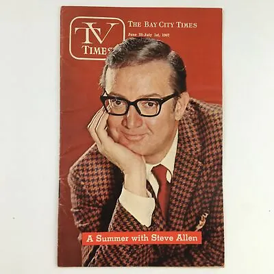 TV Times Bay City Michigan June 25-July 1 1967 A Summer With Steve Allen • $29.95