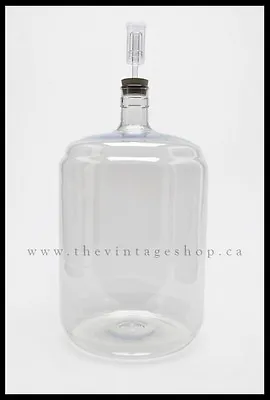 PET CARBOY KIT 6 GAL W/AIRLOCK & BUNG FOR SECONDARY FERMENTATION  OF BEER & WINE • $26.95