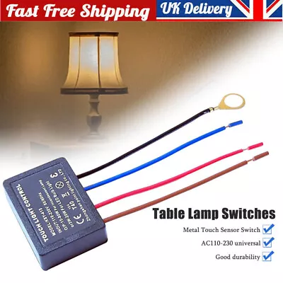 3 Way Touch Light Lamp Dimmer Switch Control Module Sensor Incandescent 220V • £4.89