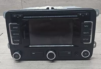 Volkswagen Jetta Golf Mk6 2010-2011-12-2013-2014 Oem Radio Navigation 1k0035274b • $100