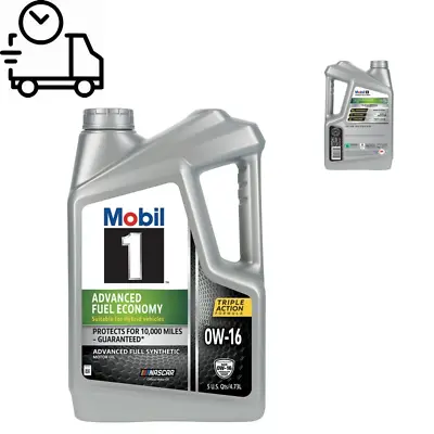 Mobil 1 Advanced Fuel Economy Full Synthetic Motor Oil 0W-16 5 Qt • $24.54