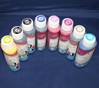 £22.90 • Buy 800ml QUALITY DYE INK REFILL FOR EPSON STYLUS PHOTO R800 R1800 REFILLABLE CISS