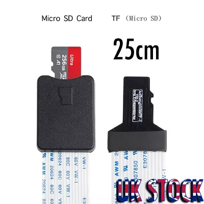 SD Card Extension 25cm TF Micro SD To Micro Cable Adapter Extender Car GPS • £6.50