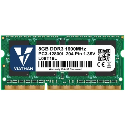 Viathan DDR3L 8GB 16GB 32GB 1600 MHz PC3-12800 Laptop Memory RAM SODIMM 204 Lot • £24.59
