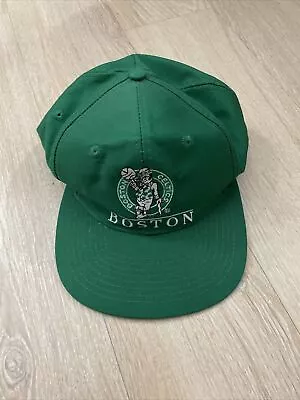 Vtg 90s NBA Boston Celtics Snapback Hat Cap Adult One Size Adjustable Green • $24.99