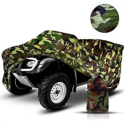 Waterproof Heavy Duty ATV Cover Outdoor Camo 4 Wheeler Cover For Quad 87 X39  • $24.60