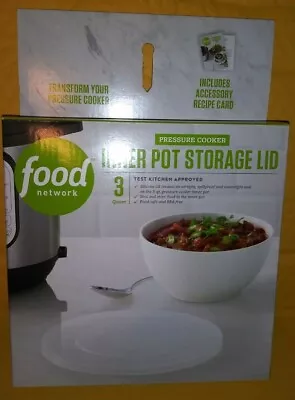 Food Network Pressure Cooker Inner Pot Storage Lid 3 Quart • $11.11